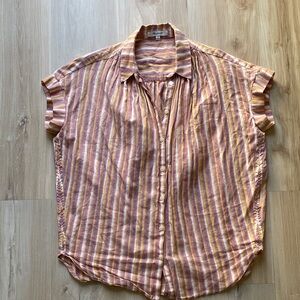 Madewell sleeveless stripe top